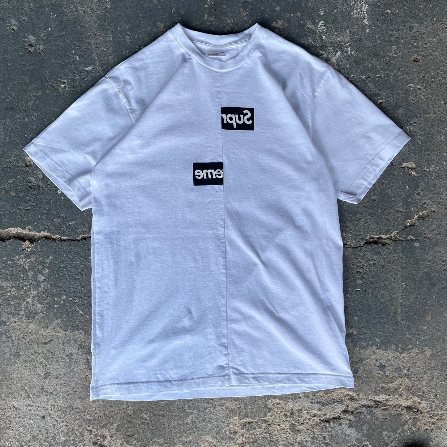 Supreme Comme Des Garcon Split Box Logo T-Shirt