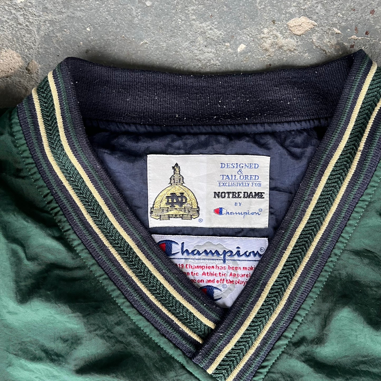 Champion Pro Sport USA Notre Dame Rain Anorak Jacket