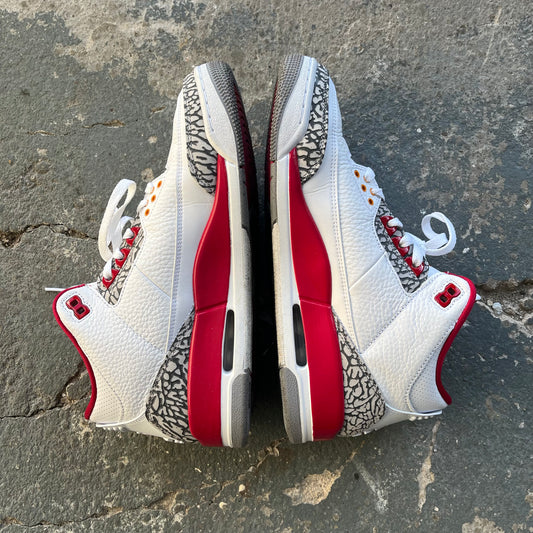Jordan 3 Cardinal Red