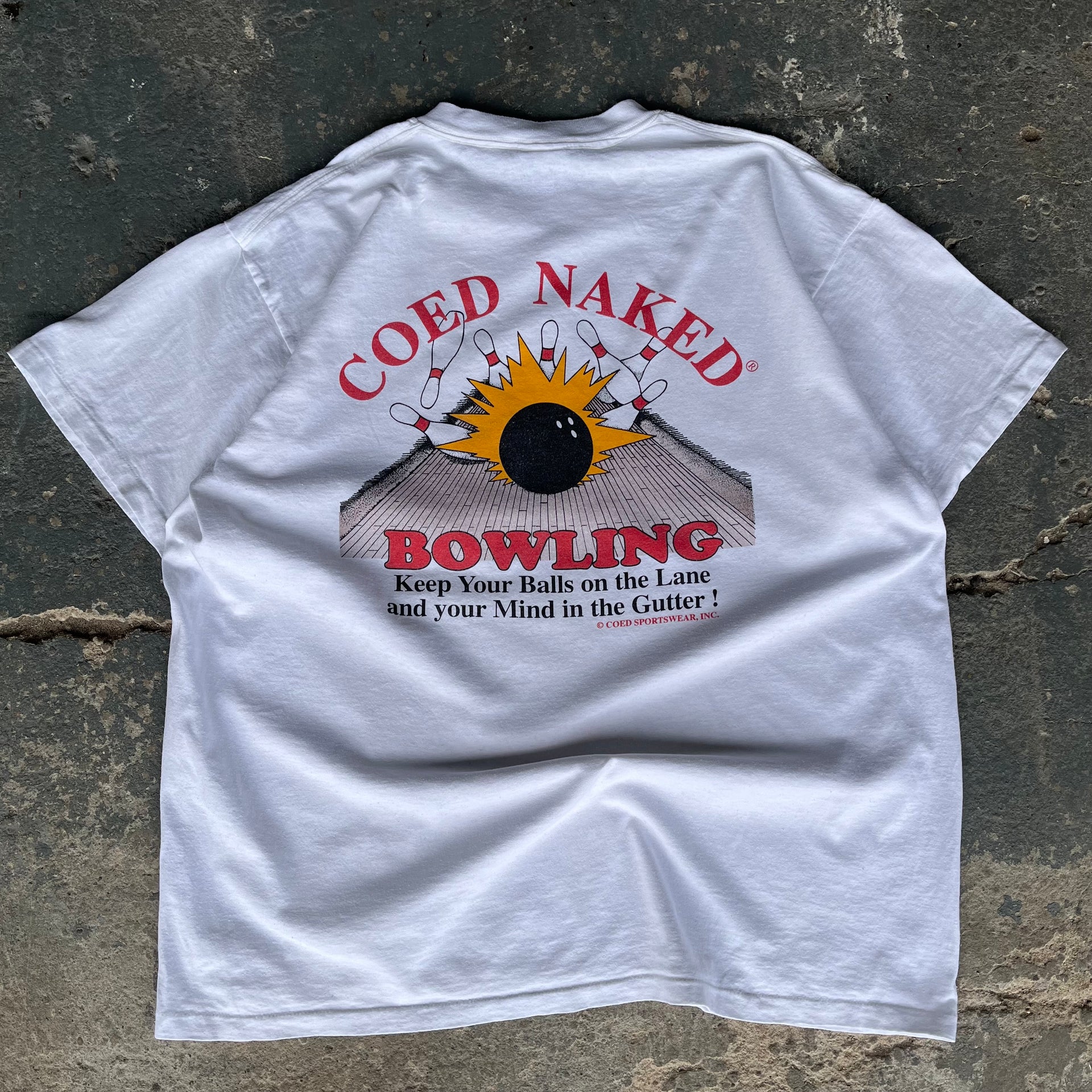 Vintage Coed Naked Bowling T-Shirt – Run It Back