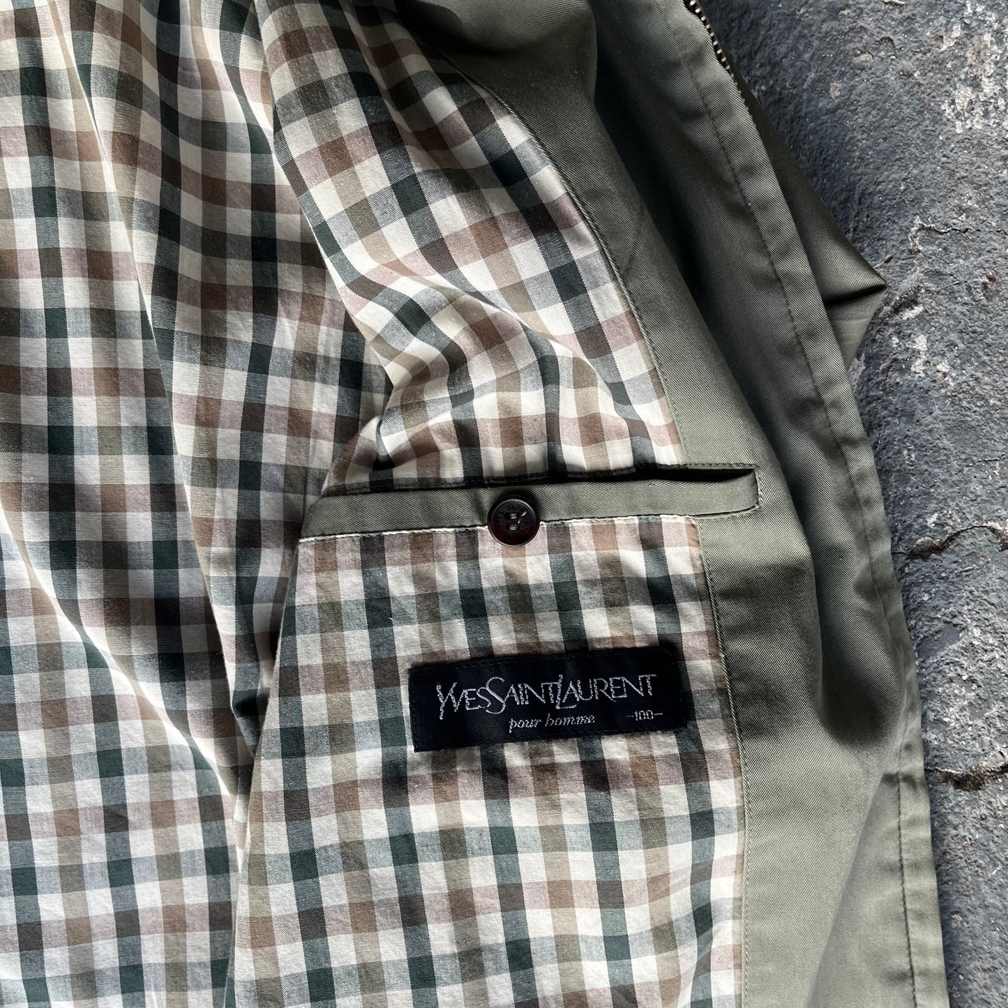 Vintage Yves Saint Laurent Harington Jacket