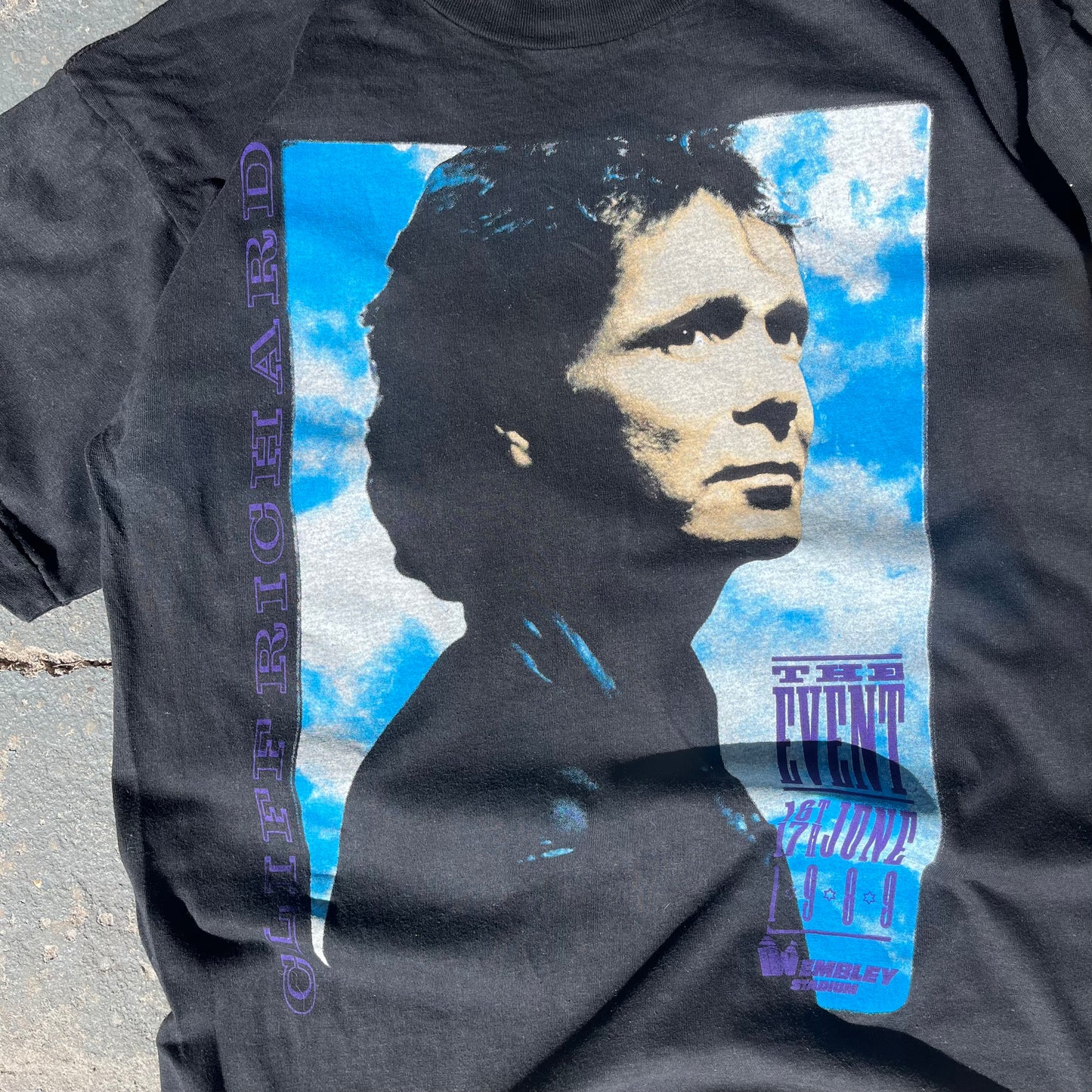 Cliff Richard 1989 Wembley Stadium T-Shirt