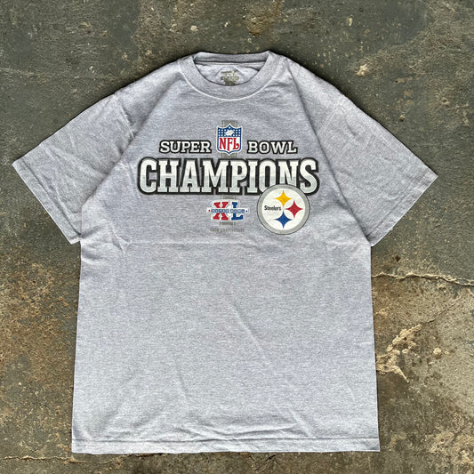 Vintage Reebok 2006 Superbowl Steelers Championship T-Shirt