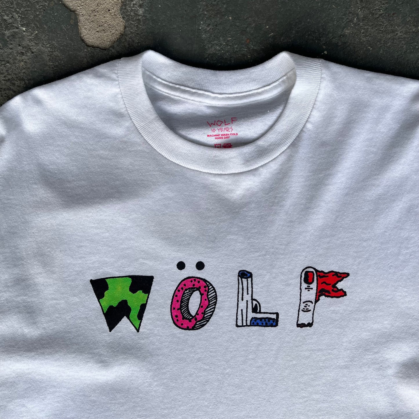 Golf Wang Wolf 10th Anniversary Sketchbook T-Shirt
